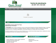 Tablet Screenshot of cleanbrasil.com.br
